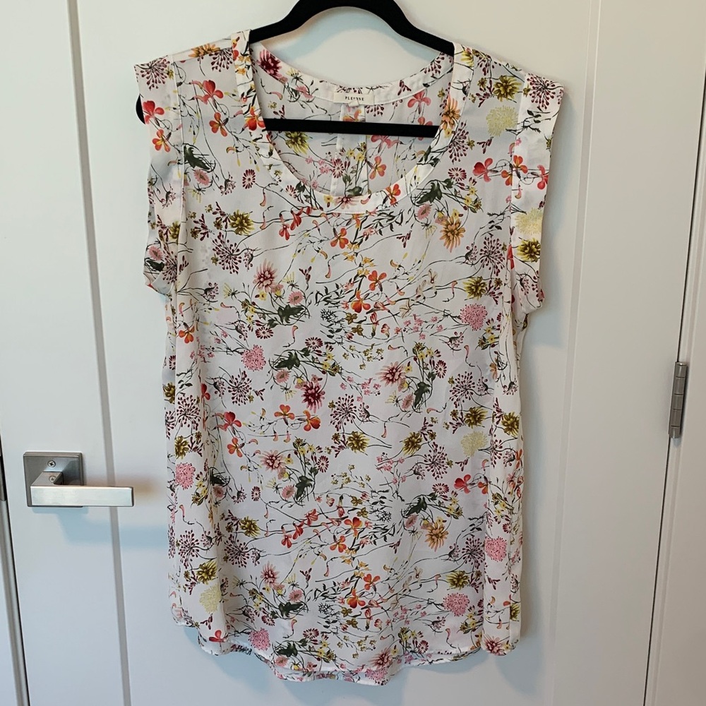 Pleione Multicolor Floral Blouse